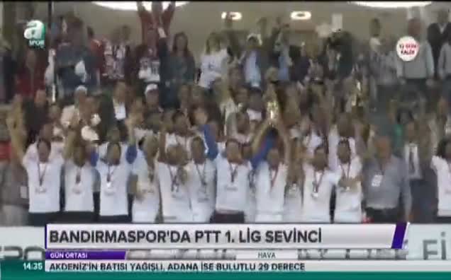 Bandırmaspor PTT 1. Lig'de