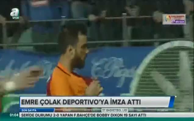 Emre Çolak Deprtivo'da
