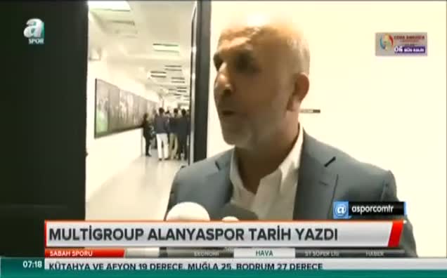 M.Alanyaspor ilk kez Süper Lig'de