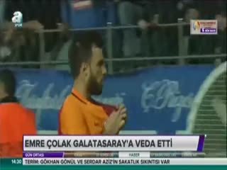 Emre Çolak Galatasaray'a veda etti!