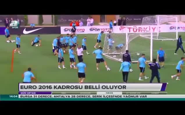 Euro 2016 kadrosu belli oluyor