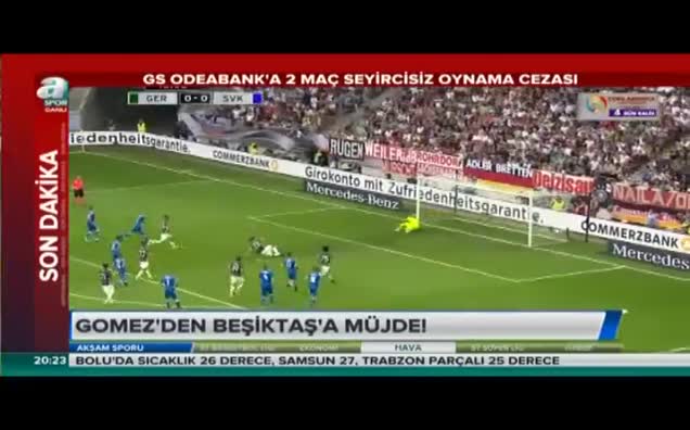 Gomez'den Beşiktaş'a müjde
