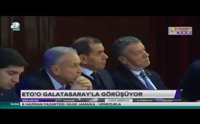 Eto'o Galatasaray'la görüşüyor