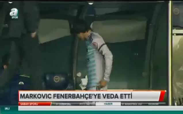 Markoviç Fenerbahçe'ye veda etti