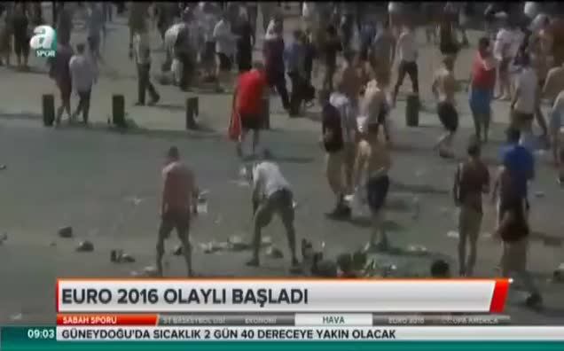 EURO 2016'da holigan terörü