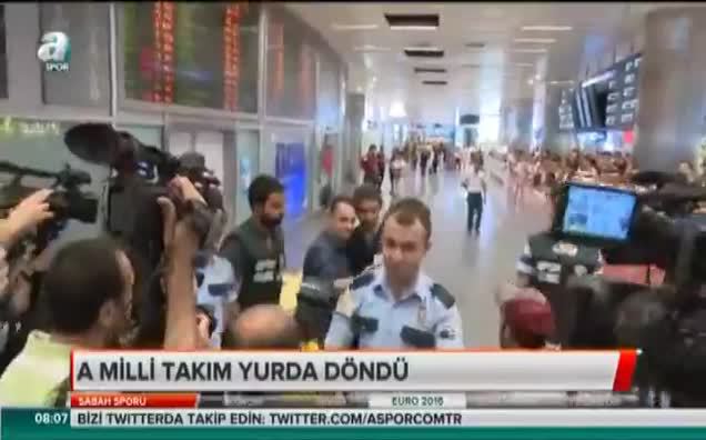 A Milli Takım yurda döndü