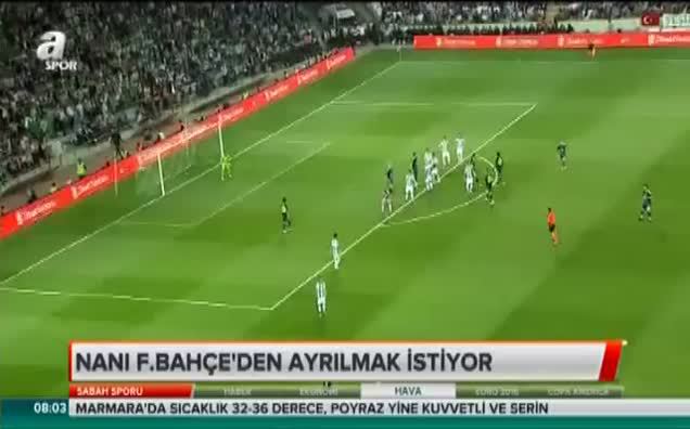 Nani Fenerbahçe'den ayrılmak istiyor