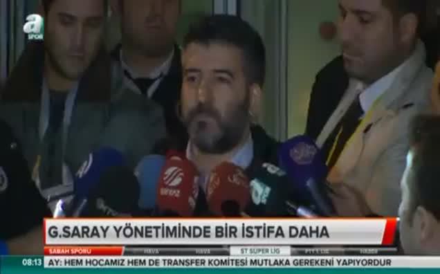 Galatasaray yönetiminde bir istifa daha!