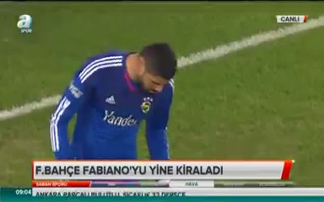 Fenerbahçe Fabiano'yu kiraladı!