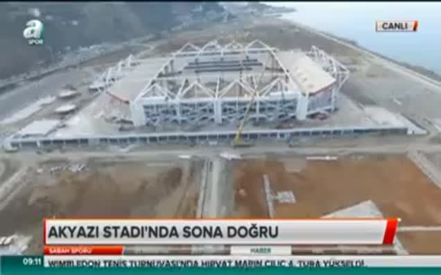Akyazı Stadın'da son doğru!