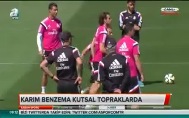 Karim Benzema kutsal topraklarda!