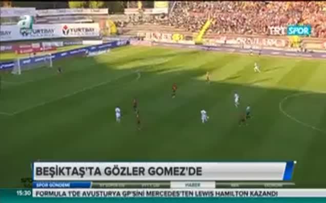 Beşiktaş'ta gözler Gomez'de