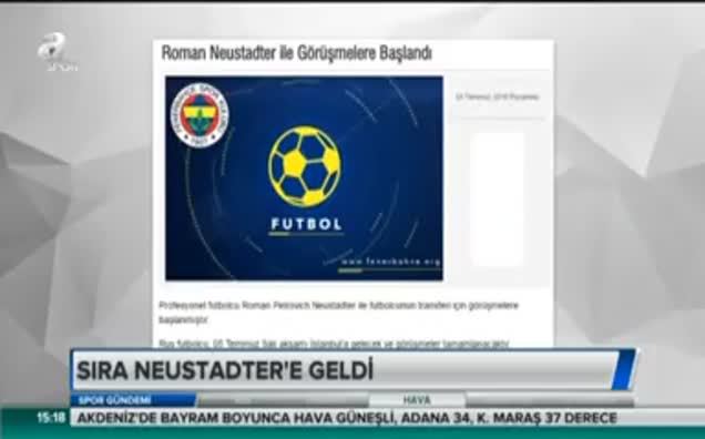 Neustadter yarın İstanbul'a geliyor!