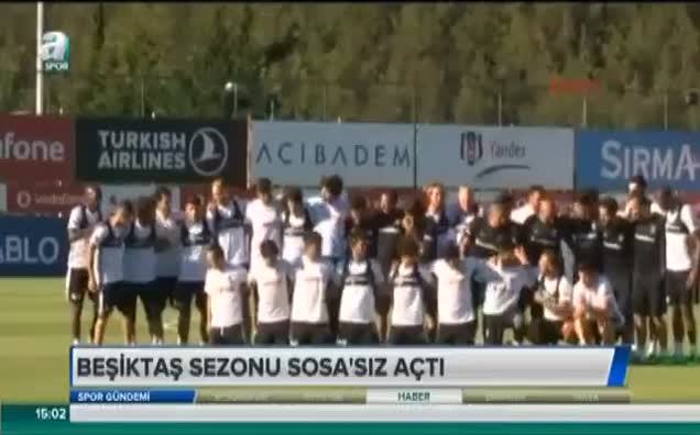 Beşiktaş sezonu 'Sosa'sız açtı!