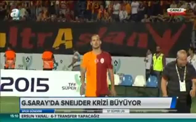 Galatasaray'da Sneijder krizi büyüyor!