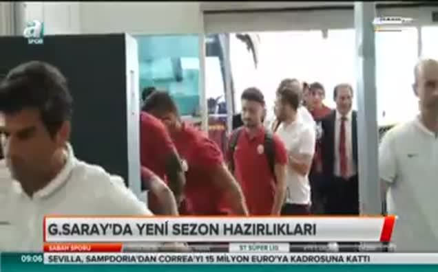 Galatasaray, kamp için İsviçre'ye gitti