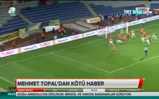 Mehmet Topal'dan kötü haber