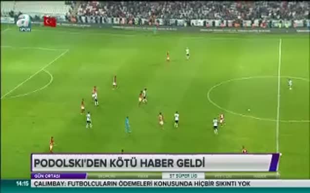 Podolski''den kötü haber!