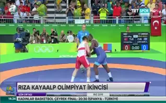 Rıza Kayaalp Gümüşte kaldı!