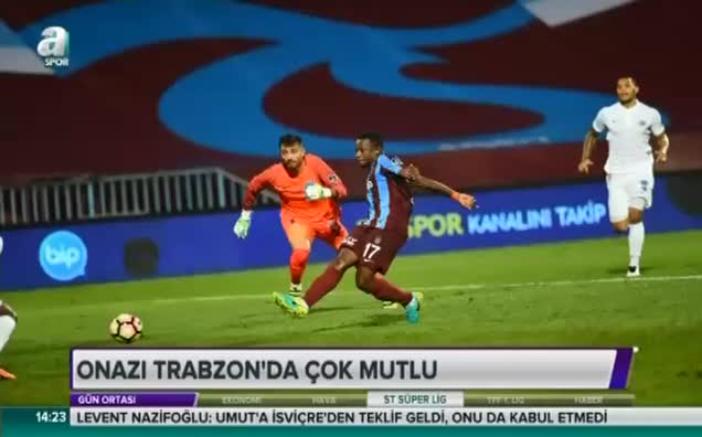 Onazi Trabzon'da çok mutlu