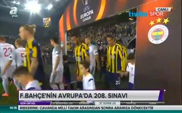 F.Bahçe'nin Avrupa'da 208. sınavı