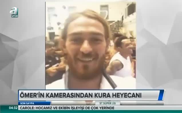 Ömer'in kamerasından kura heyecanı