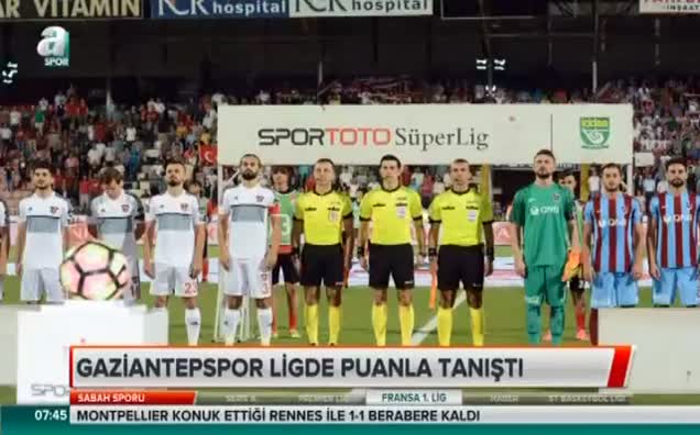 Gaziantepspor 1-0 Trabzonspor