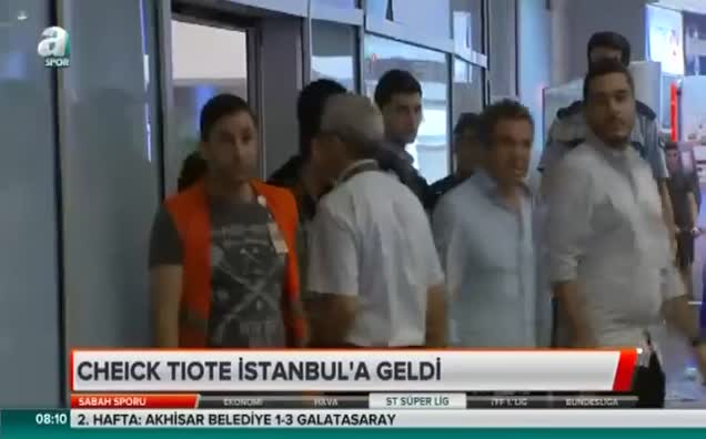 Cheick Tiote, İstanbul'a geldi!