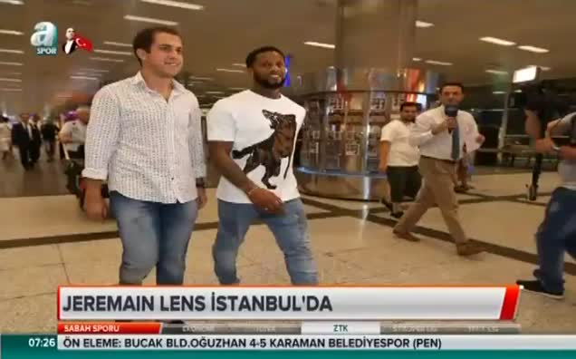 Jeremain Lens İstanbul'da