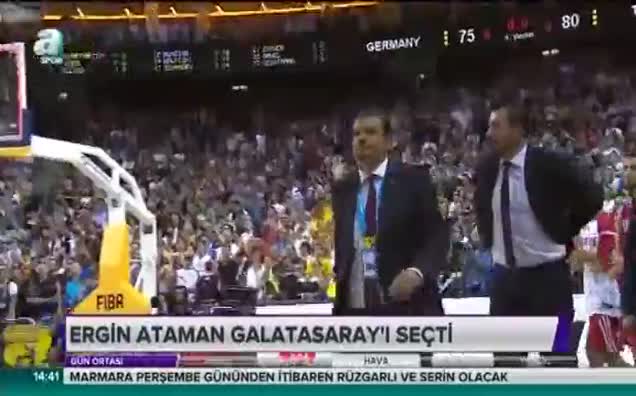 Ergin Ataman Galatasaray'ı seçti
