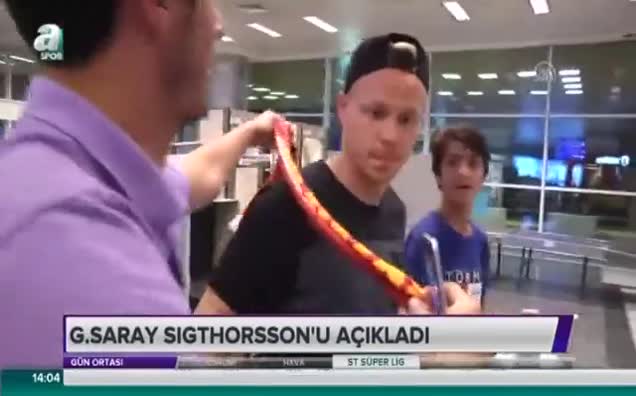 Galatasaray Sigthorsson'u açıkladı!