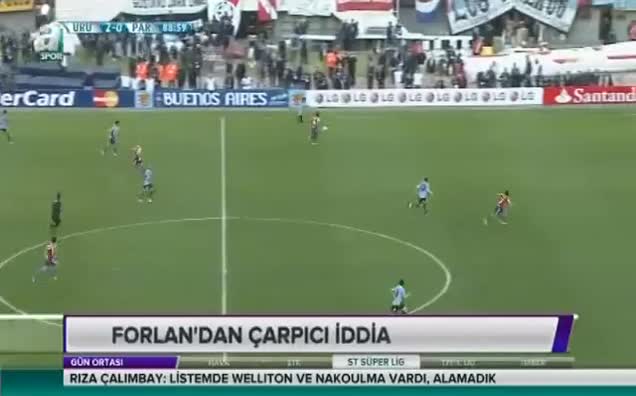 Forlan'dan çarpıcı iddia!
