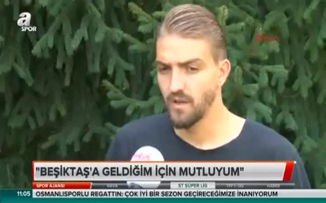''Beşiktaş'a geldiğim için çok mutluyum''