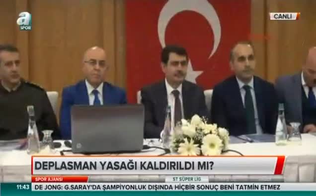 Deplasman yasağı kaldırıldı