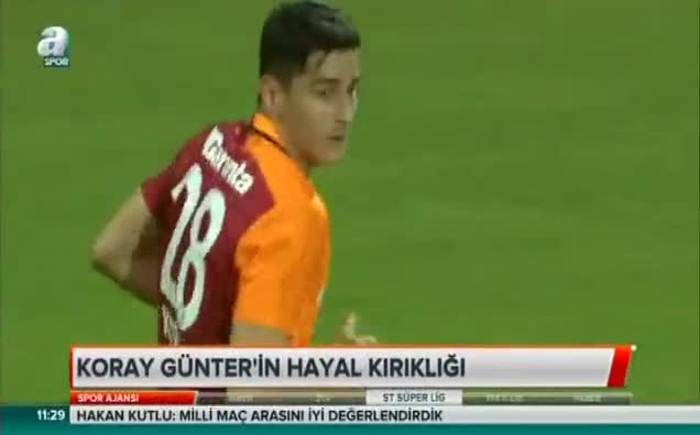 ''Koray Günter'in hayal kırıklığı''