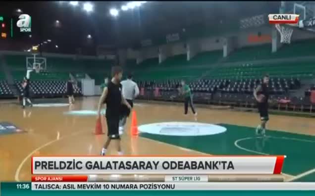Preldzic Galatasaray Odeabank'ta