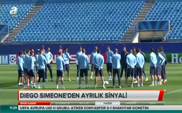 Diego Simeone'den ayrılık sinyali!