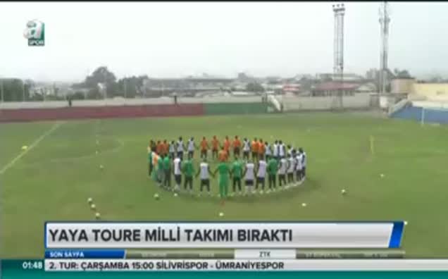 Yaya Toure milli takımı bıraktı