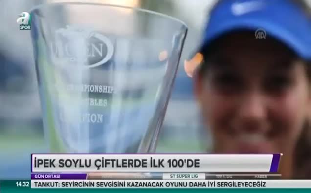 İpek Soylu çiftlerde ilk 100'de