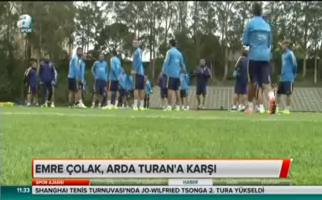 Emre Çolak Arda Turan'a karşı!