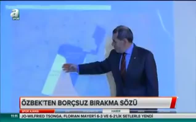Özbek'ten borçsuz bırakma sözü