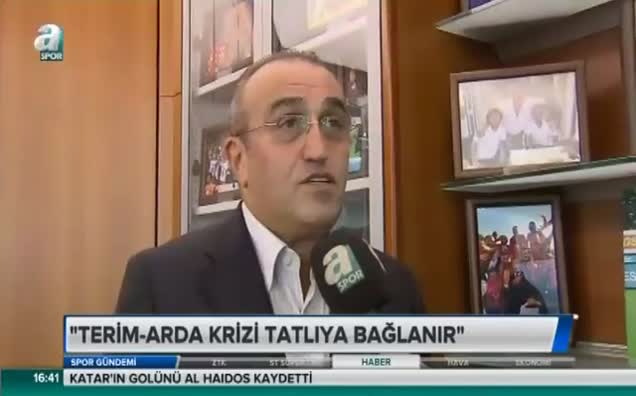 Terim-Arda krizi tatlıya bağlanır
