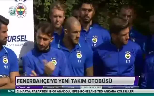 Fenerbahçe'ye yeni takım otobüsü