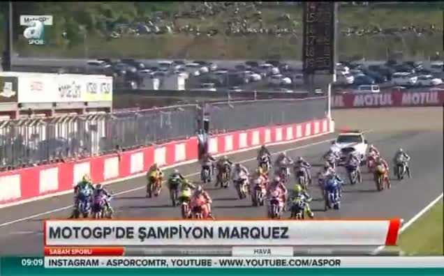 Motogp'de şampiyon Marquez