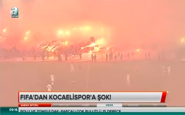 FIFA'dan Kocaelispor'a şok!