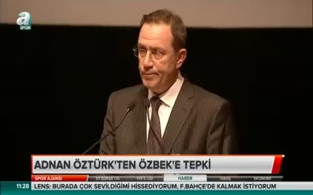 Adnan Öztürk'ten Özbek'e tepki
