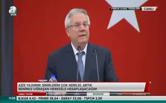 Aziz Yıldırım: Görevimin başındayım