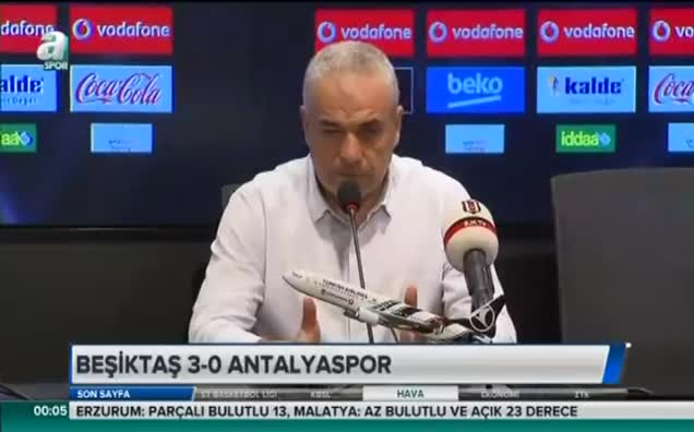 Rıza Çalımbay hakeme tepkili