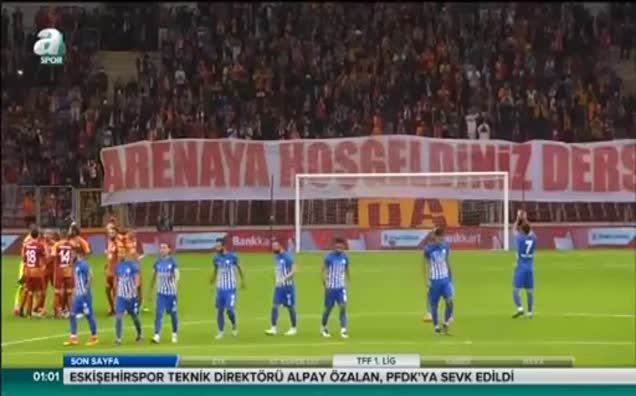 Galatasaray: 5 - Dersimspor: 1 (ÖZET)