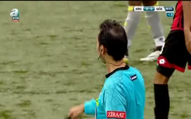 Karagümrük'te sahaya davetsiz misafir girdi